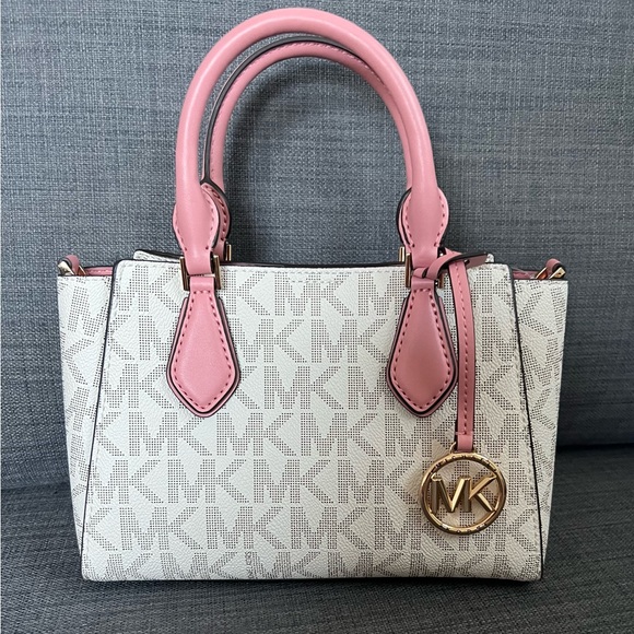 NWT MICHAEL KORS DARIA SMALL 2 IN 1 SATCHEL - Picture 5 of 16